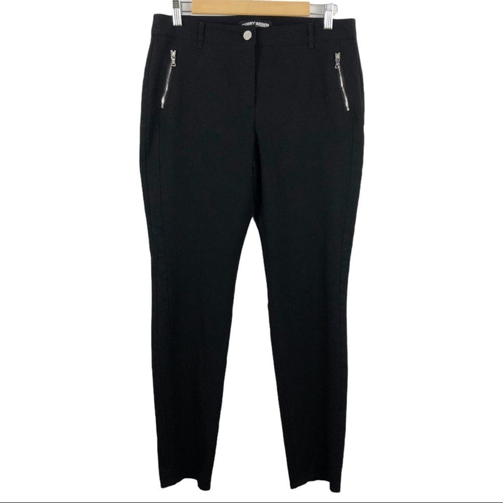 Gerry Weber Zip Pocket Black Pants